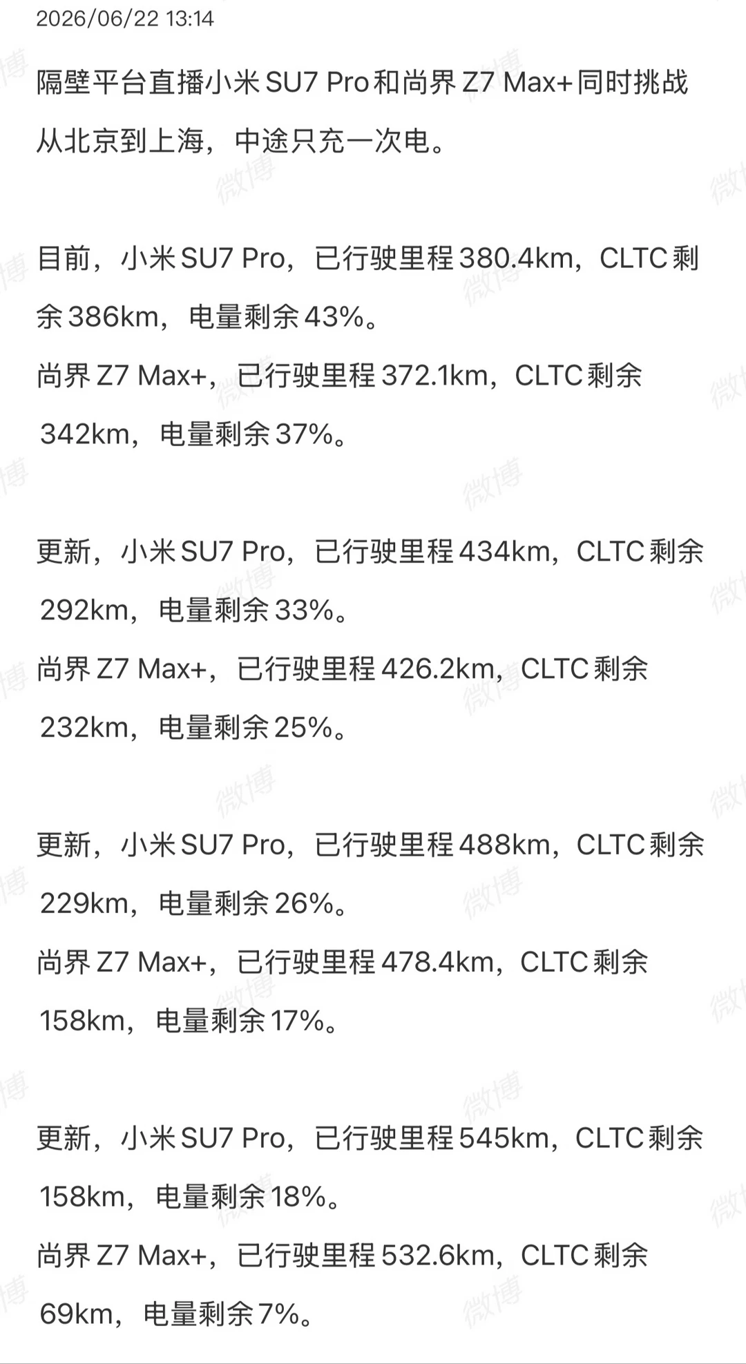 续航测试，小米Su7 Pro的电池到底多少度？