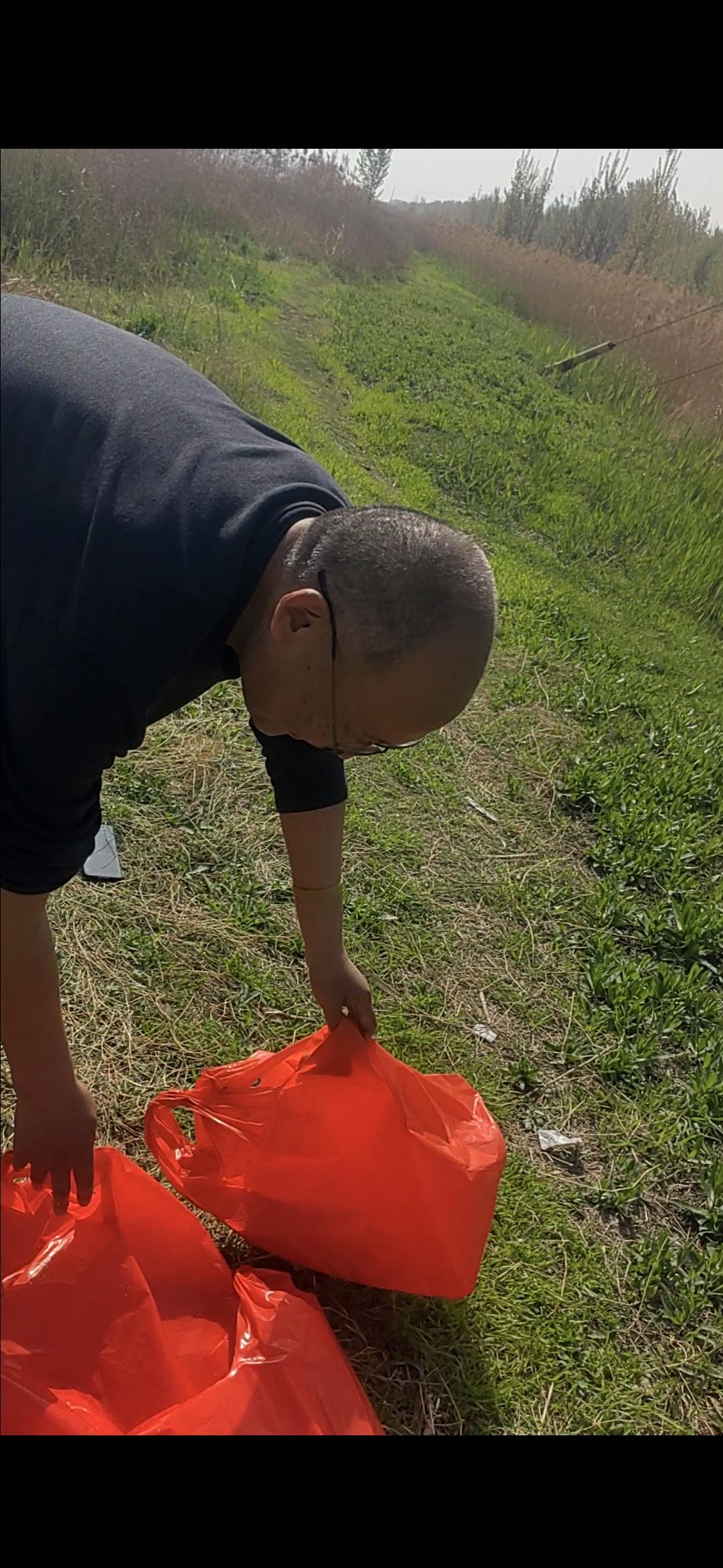 警惕身边的“破坏者”
今天去上坟，碰见一件奇怪事：在任城区洙赵新河南岸，一个中年