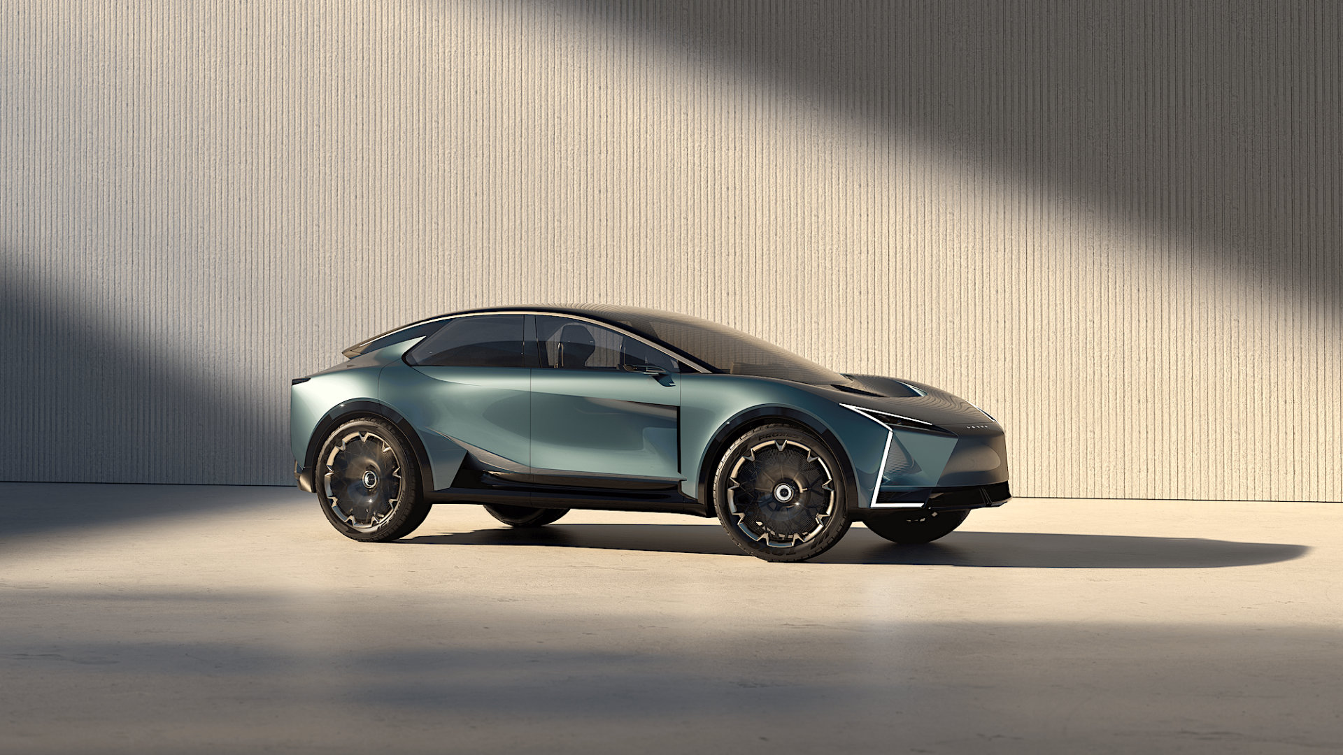 雷克萨斯上海首款国产车型，据说就是大五座纯电SUV？2027年4月见。 ​​​