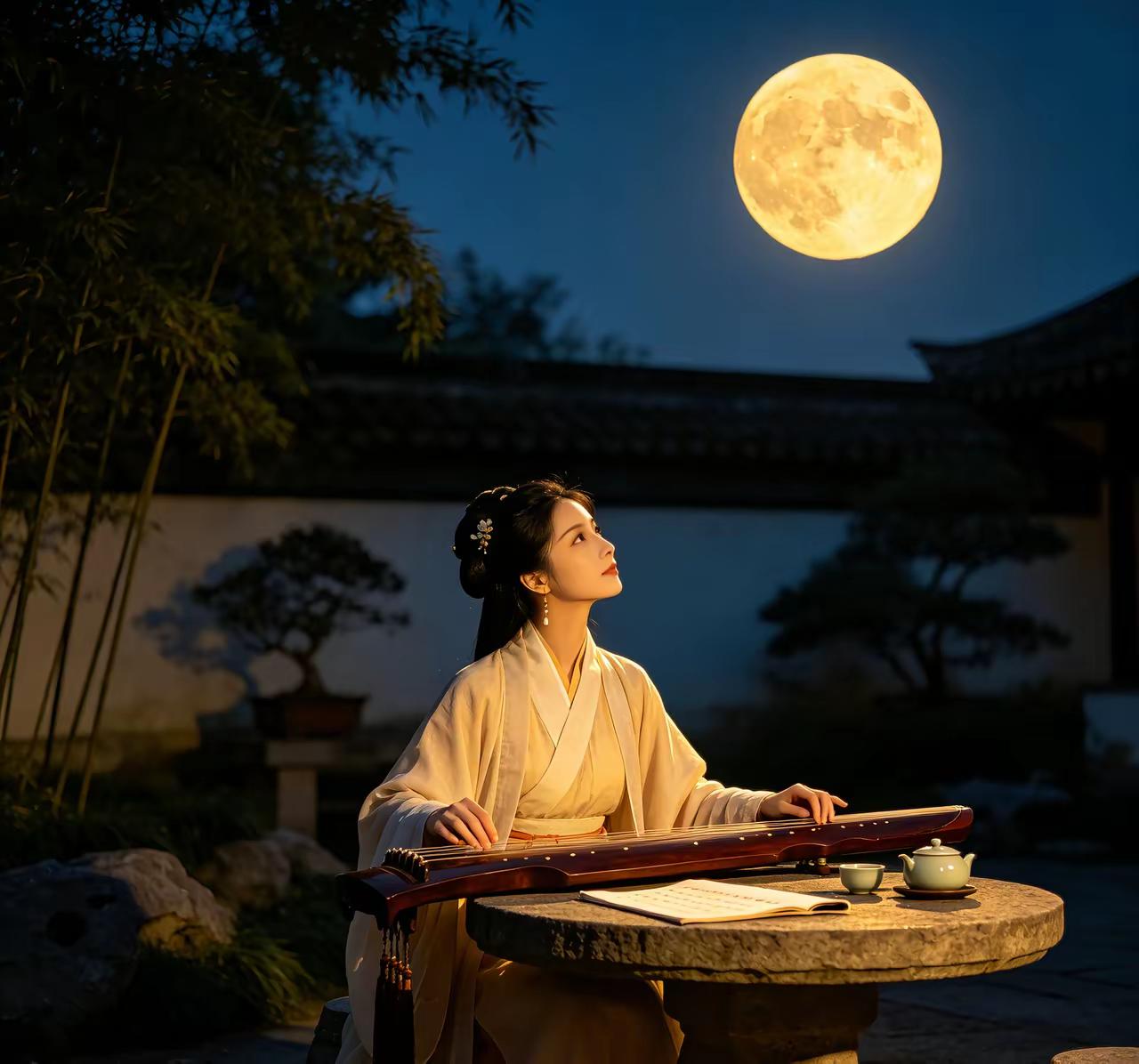 拜托拜托，救救我这颗，快要转不动的小脑袋瓜吧
 上联：抚琴邀月诉衷肠
下联：相思
