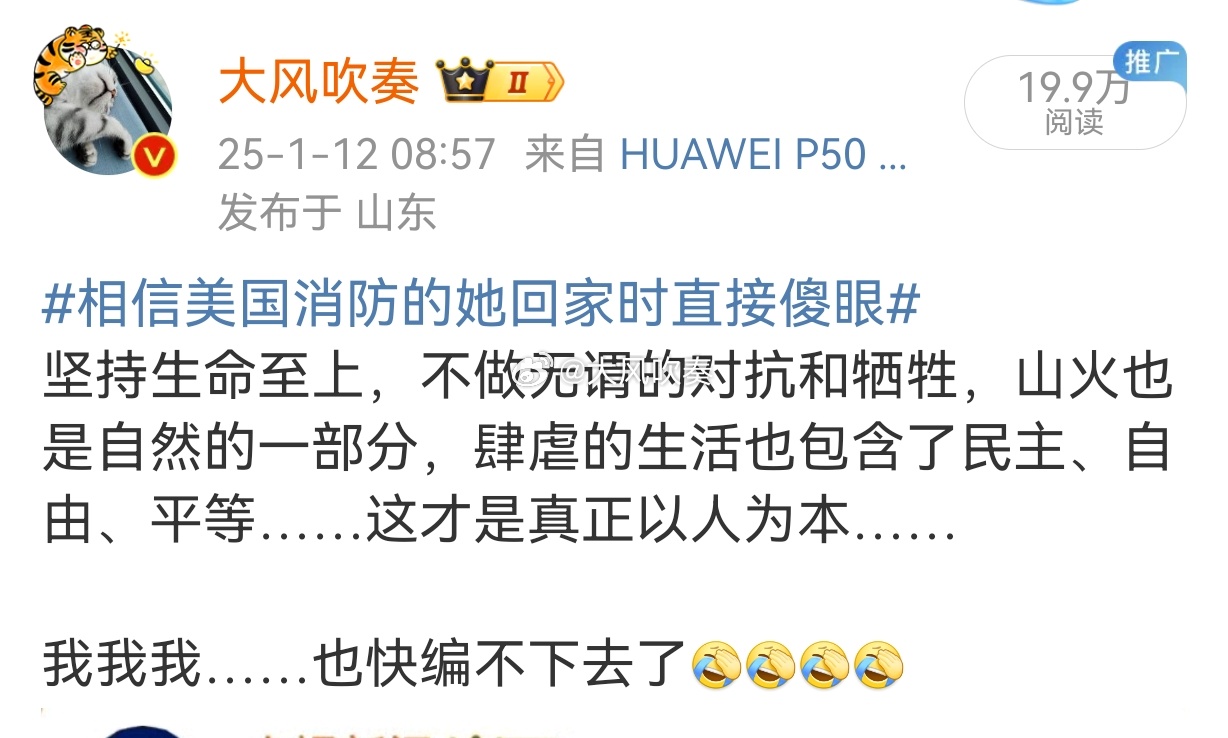 无人机撞停加州山火灭火飞机 我以为我是在编段子，么想到是真的[傻眼][傻眼] 