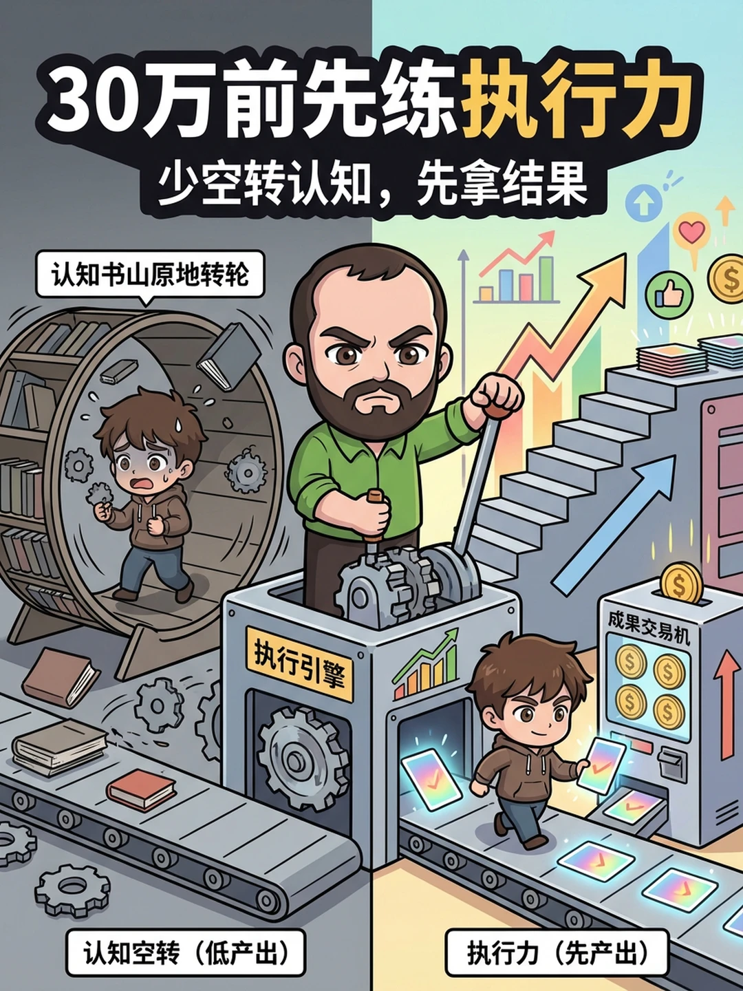 年收入未到 30 万，执行力高于一切。