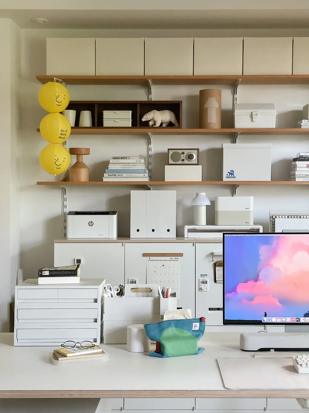 最近书桌的一些收纳😵‍💫