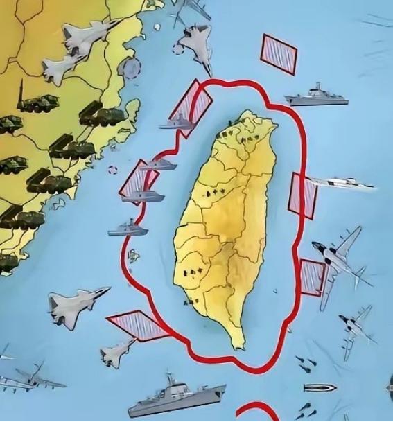 中国现在围岛，已经跟台湾没有关系了！ 台海博弈格局彻底反转，围岛不止是锁台，更是