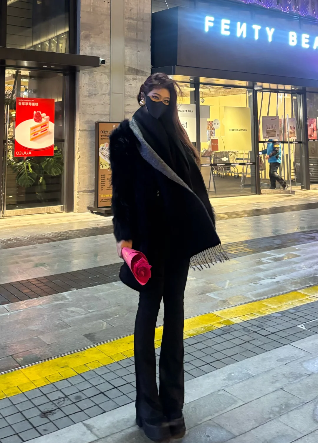 初雪穿搭