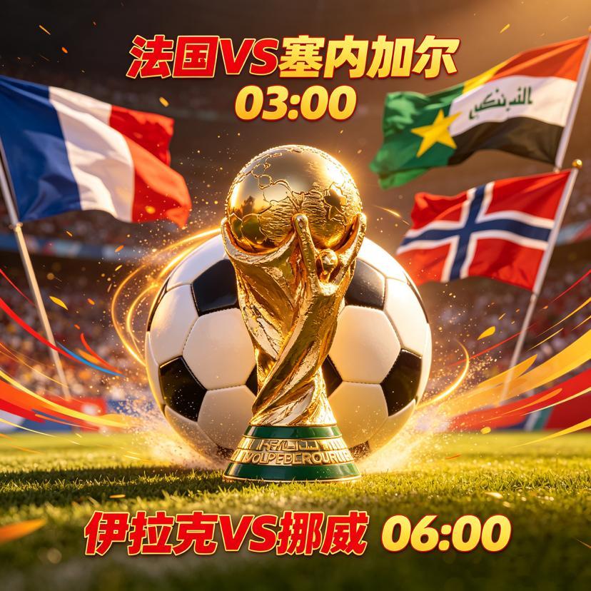 ⚽️世界杯小组赛世界杯 方向：老张粉丝交流群法国VS塞内加尔高卢雄鸡剑指开门红，