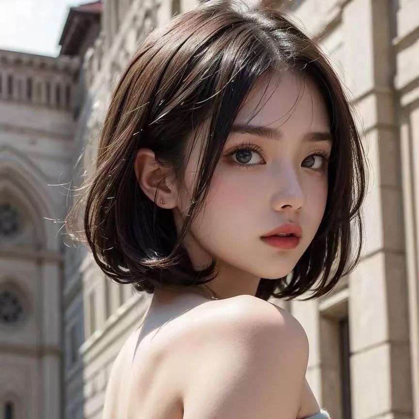 少女在阳光下的温柔侧颜秋日少女照 侧颜氛围感写真 温柔侧颜女主 微风侧颜秀 侧颜