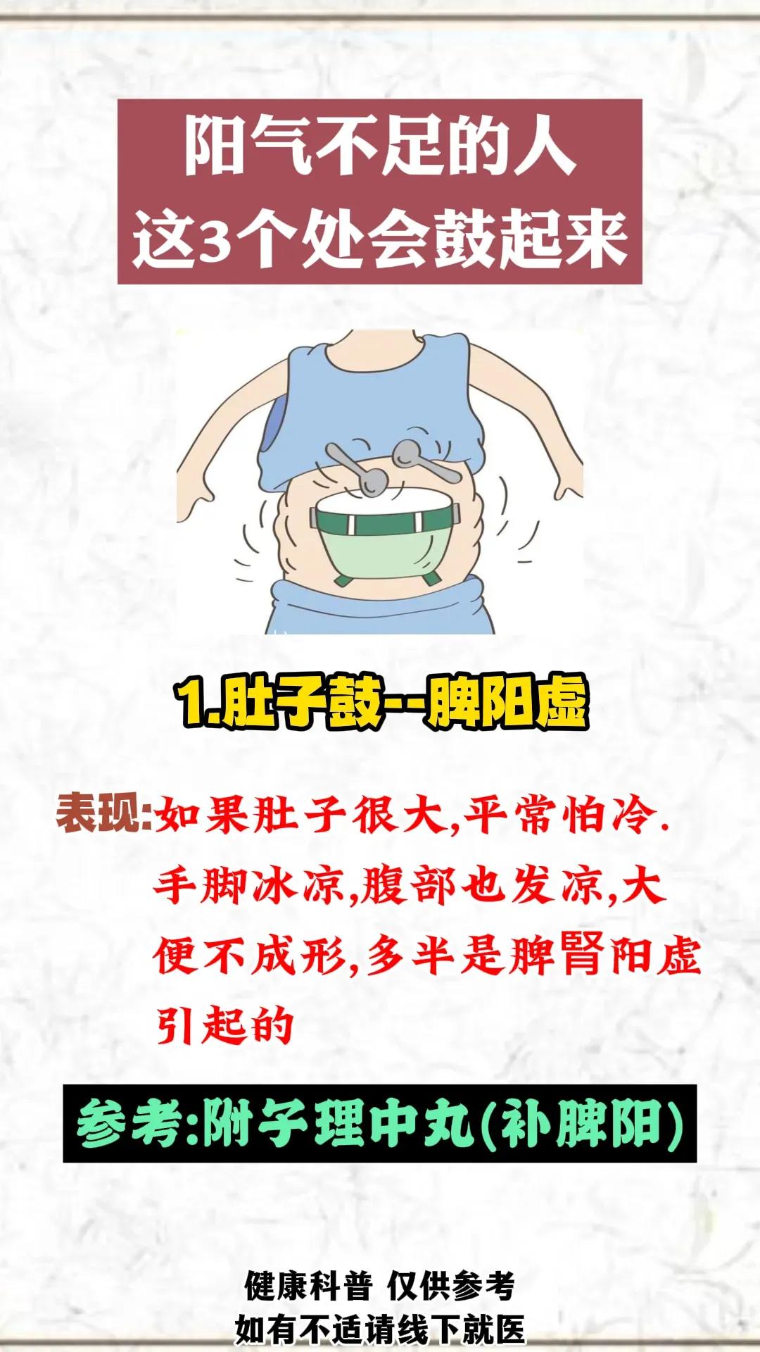 你是否感到自己总是容易肚子鼓、眼袋鼓、脖子鼓？这可能是阳气不足的表现！今天，我将