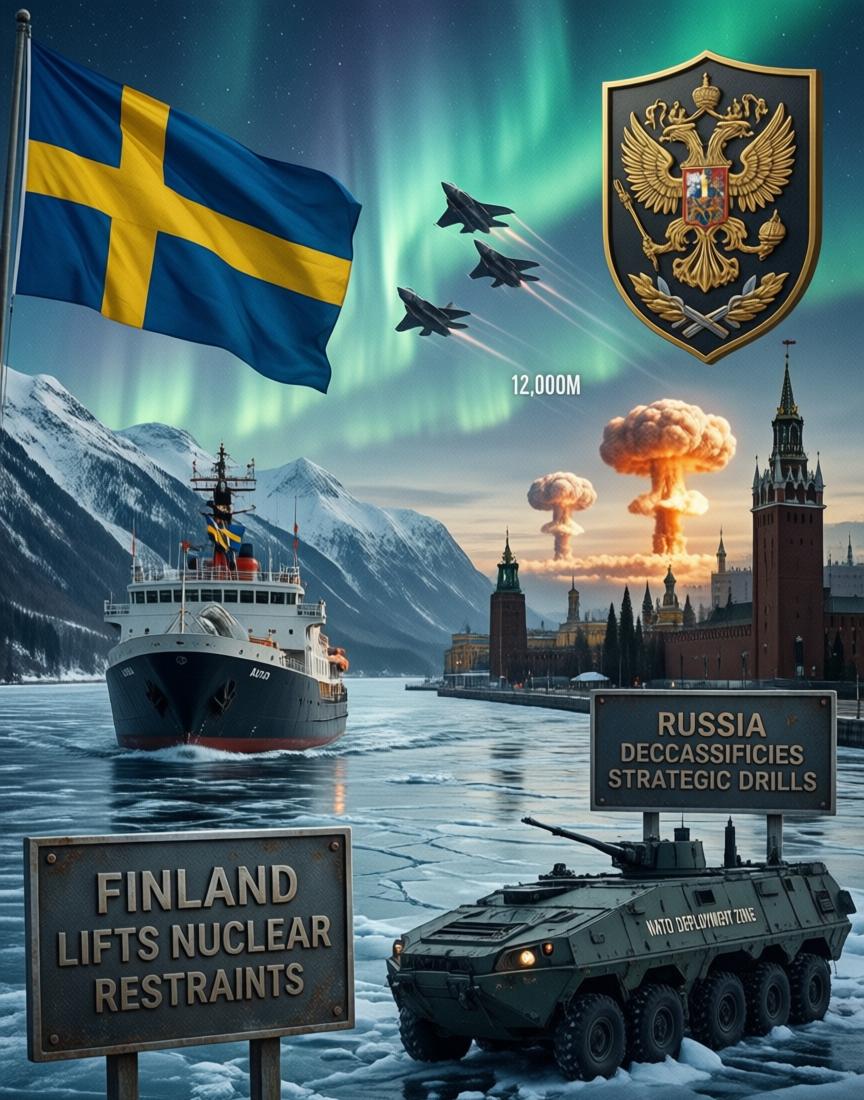 这事儿是德国新闻电视频道昨天报的——芬兰打算修法，把核部署禁令给废了。消息一出，