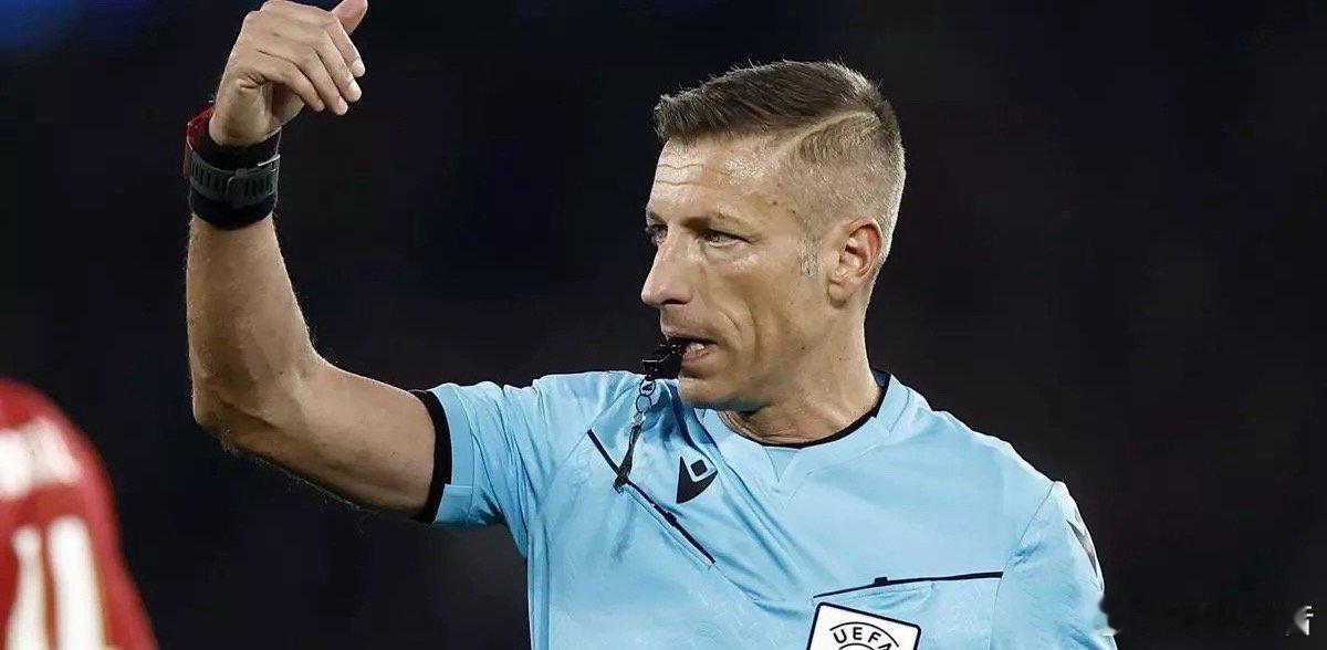 据西班牙《每日体育报》报道，欧足联已正式确定巴萨对阵法兰克福的欧冠比赛裁判安排：