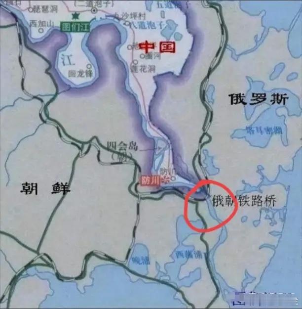 中俄关系的本质，只要看一条江、一座桥就行了。这条江就是图门江，这座桥呢，就是图门