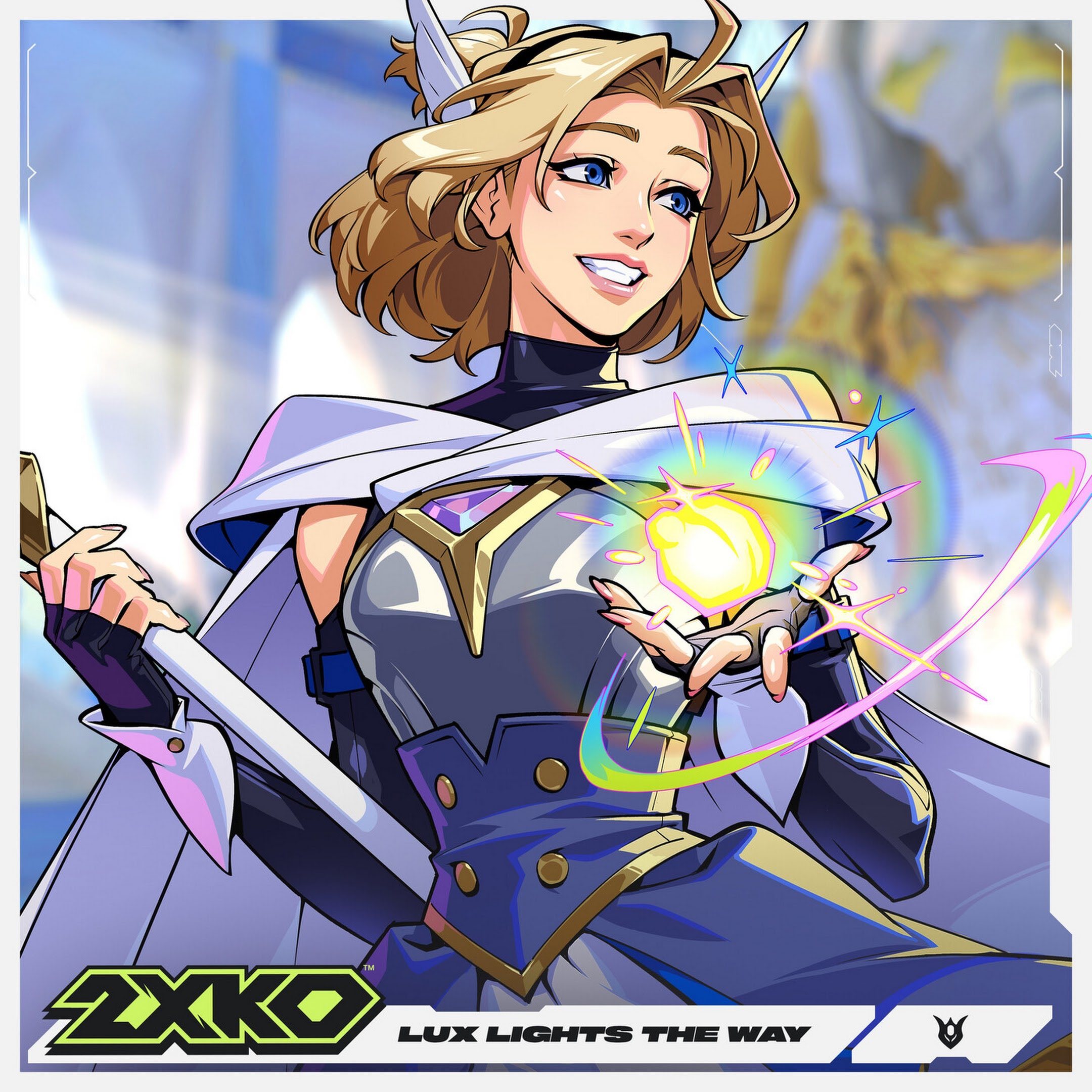 拳头格斗游戏《2XKO》拉克丝插画英雄联盟 ​​​
