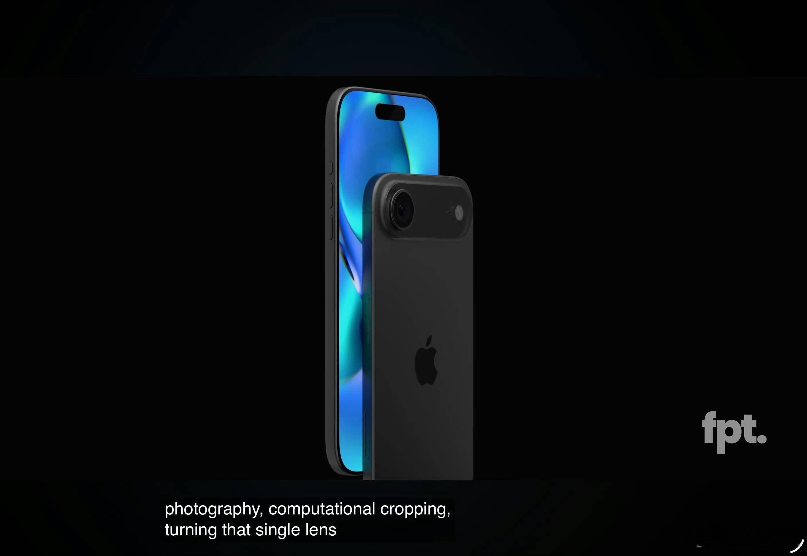 iPhone 17 Air渲染图，虽然轻薄，据说重量仅有145克，厚度仅有5.5