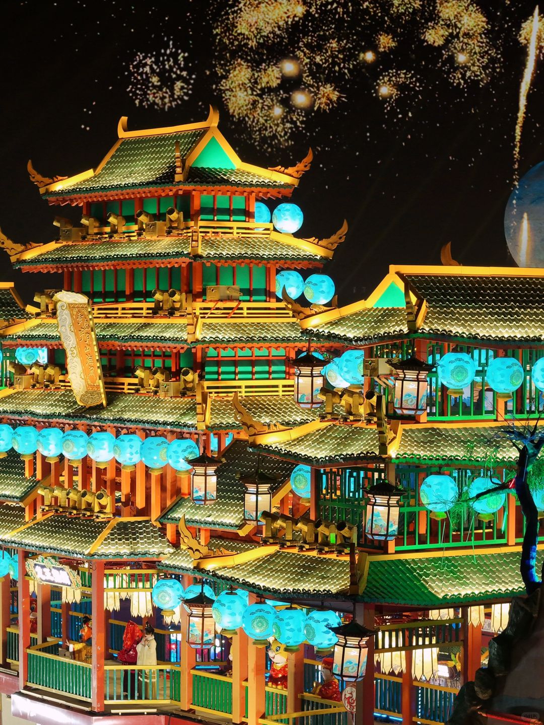 我不该嘲笑青岛不夜城🫢真的太有年味了