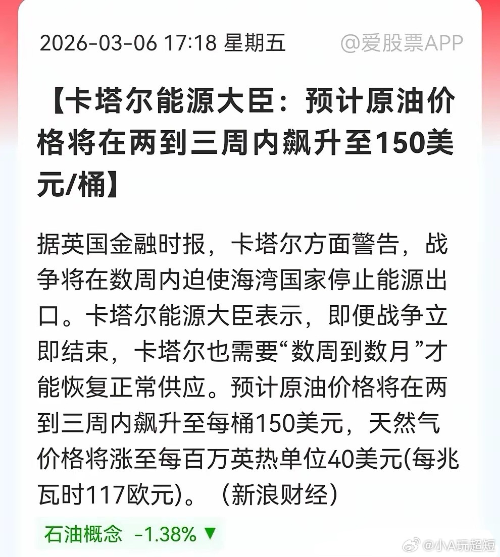 突发！原油传来重磅消息，此时原油期货已经突破短期高点去到81美元，下周板块可能要