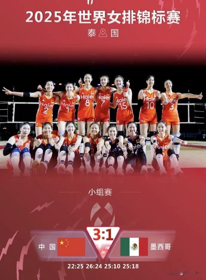 今天与墨西哥的女排比赛两个没想到
一、没想到用李盈莹首发，能首发了，说明伤病恢复