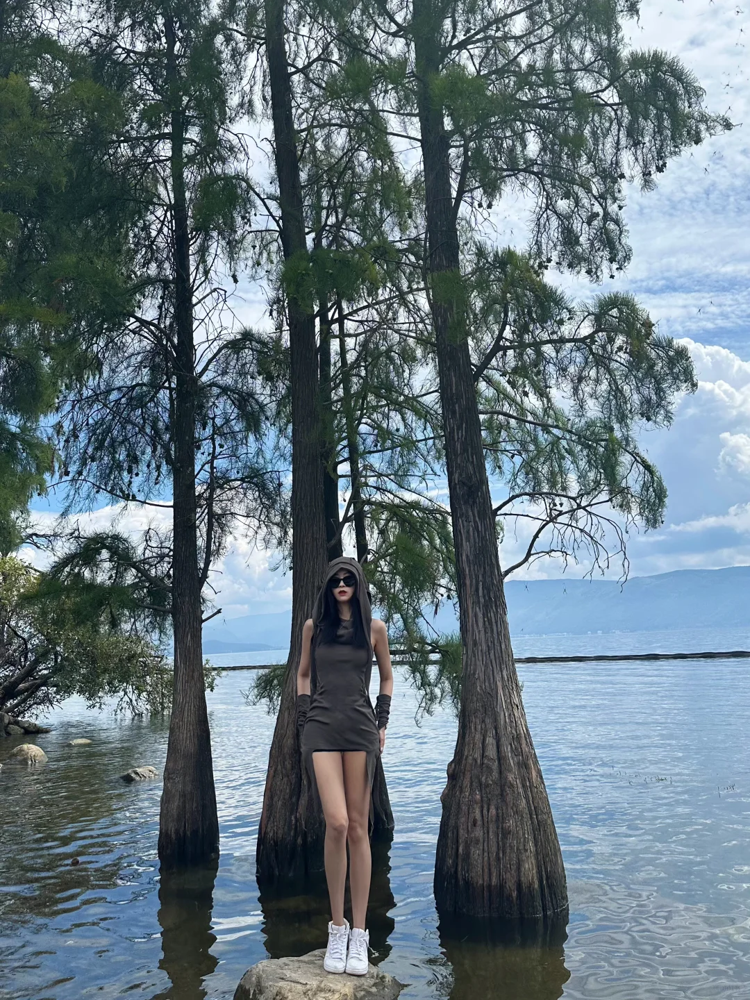 洱海的天是很蓝