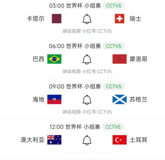 北京时间6月14日，星期日，明天的世界杯安排了4场比赛，从凌晨3点开始！

第一