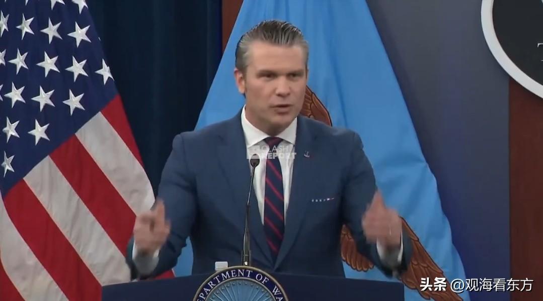 【美国国防部长赫格塞斯否认美国部署陆军进入伊朗】记者追问伊朗境内目前是否有美军地