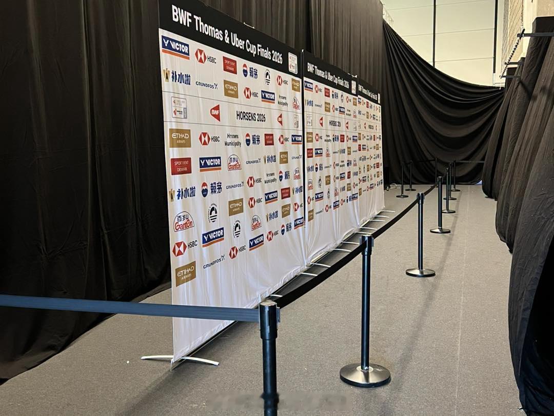 2026年汤尤杯 今年丹麦汤尤杯场馆在布置ing 