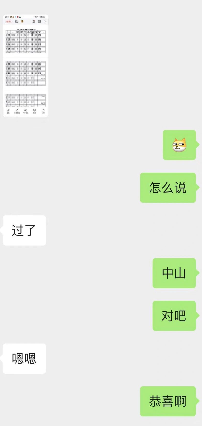 意外之喜👍本双非硕211成功上岸中山大学