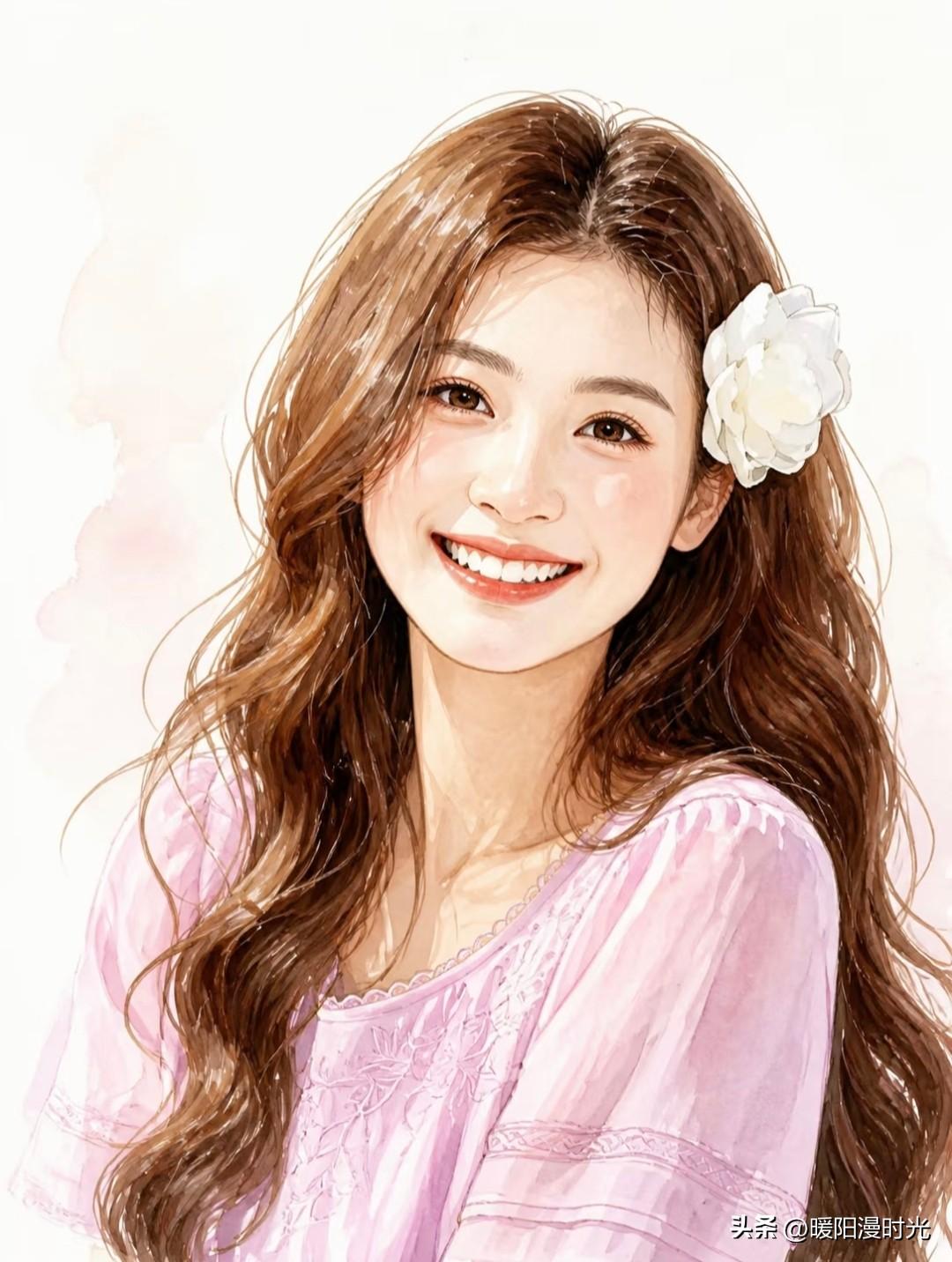 笔染风华色，人携风月姿
阿眠女生头像插画分享
头像 微信头像