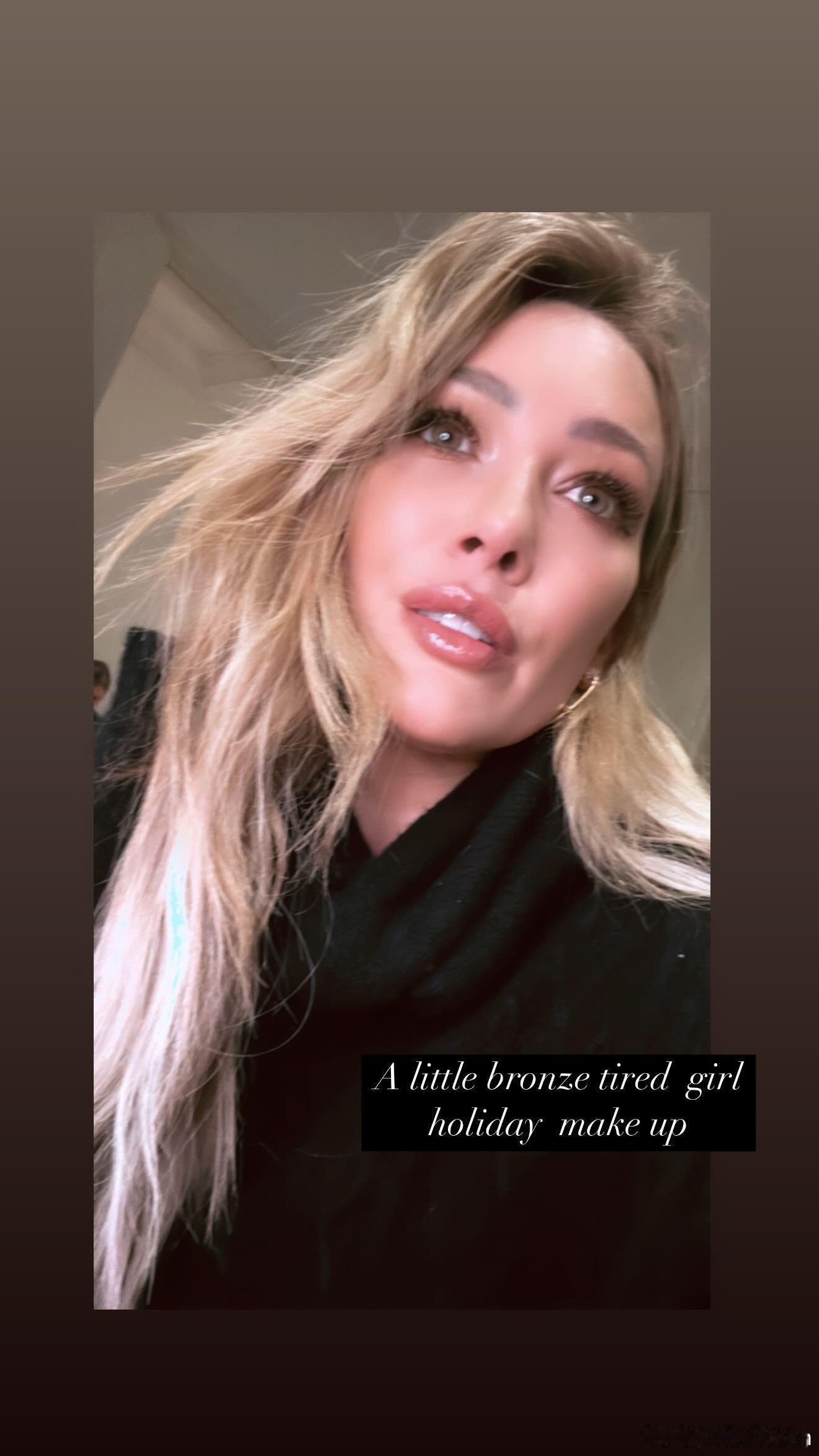 Hilary duff 希拉里达芙分享更多新私照，达芙在最近的采访中表示，她近期