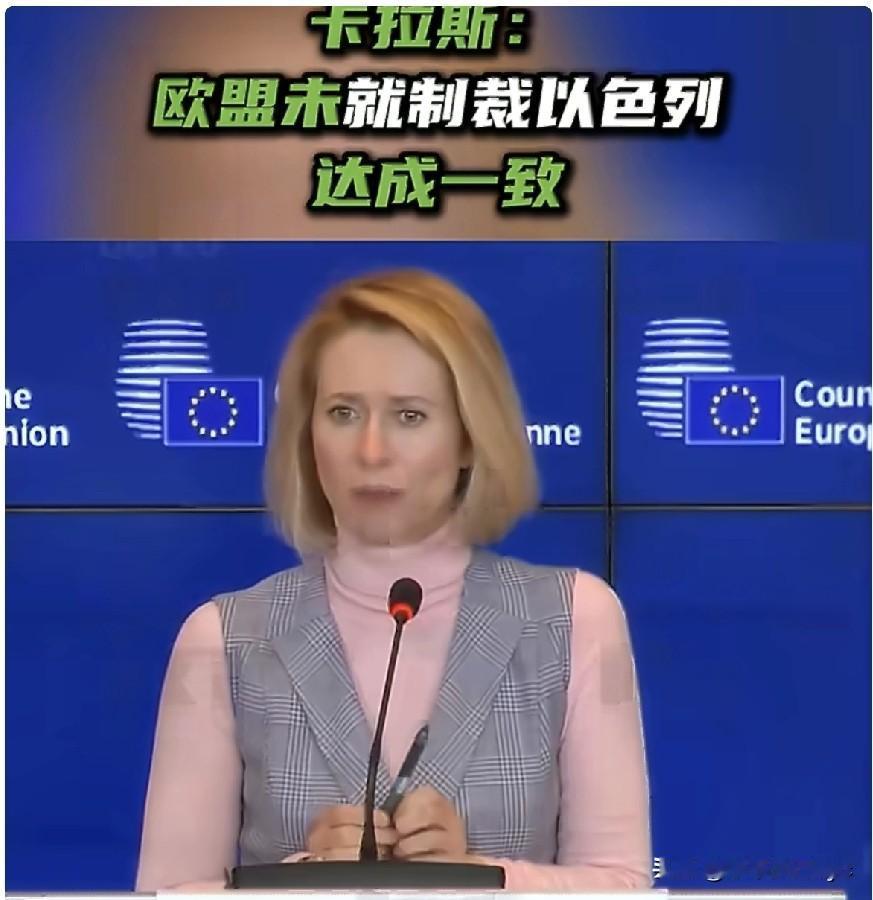 4月21日，欧盟外交与安全政策高级代表卡拉斯在卢森堡举行的欧盟外长会议结束后召开