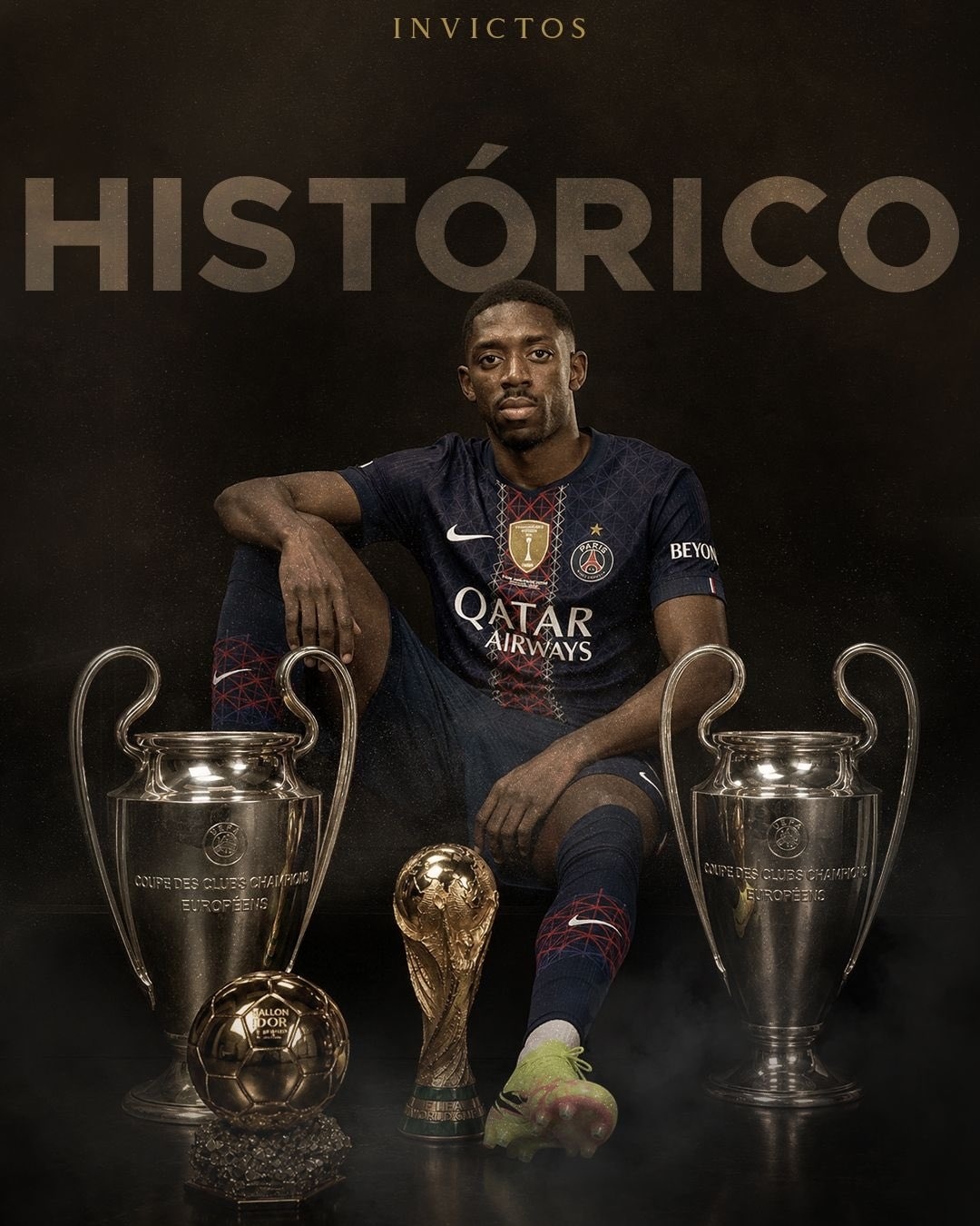 奥斯曼·登贝莱在过去三年里取得的成就简直令人难以置信！ 🏆 2023年西甲联赛