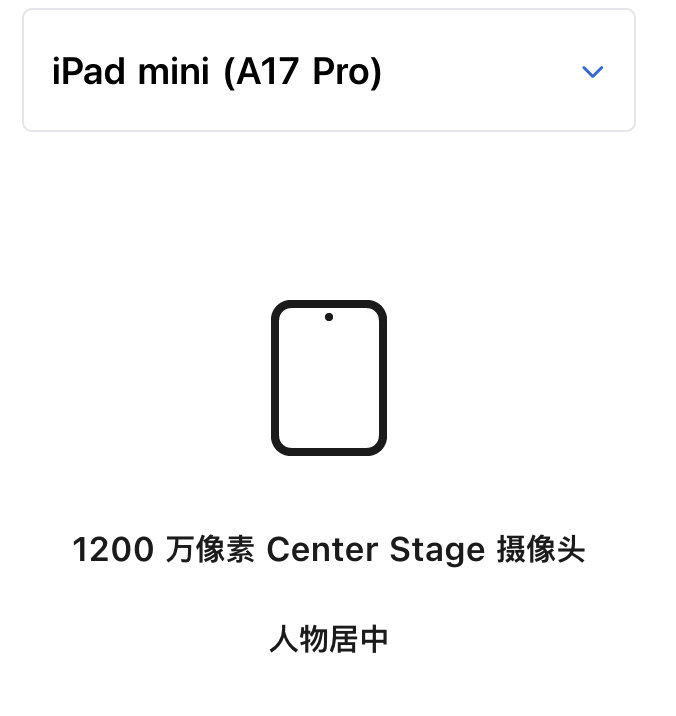 不是？iPad mini（A17 Pro）已经有抗反射涂层和 Center St