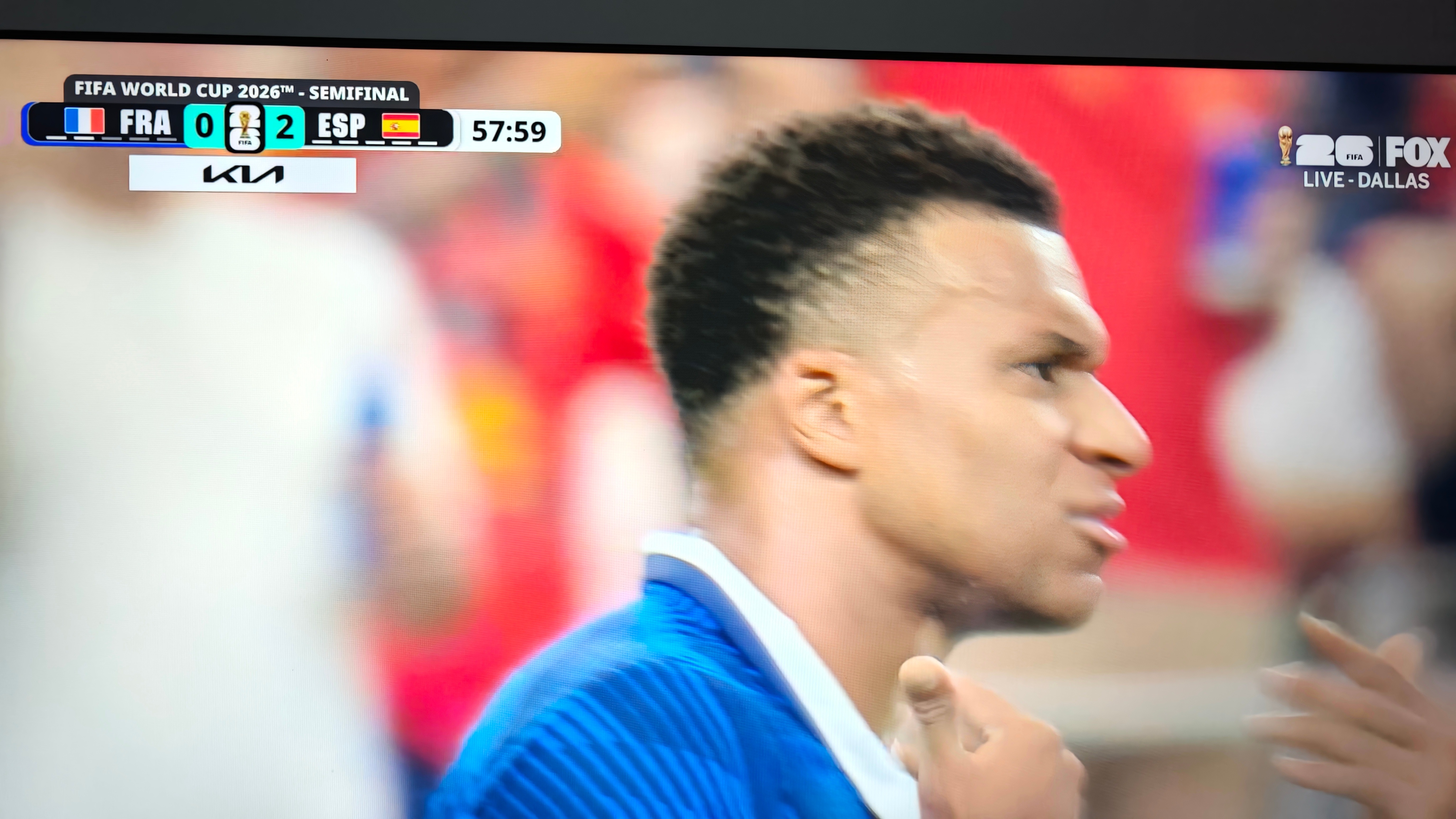 法国vs西班牙2-0！！！西班牙继续领先，法国梦游么？姆巴佩登贝莱奥利塞在干嘛都