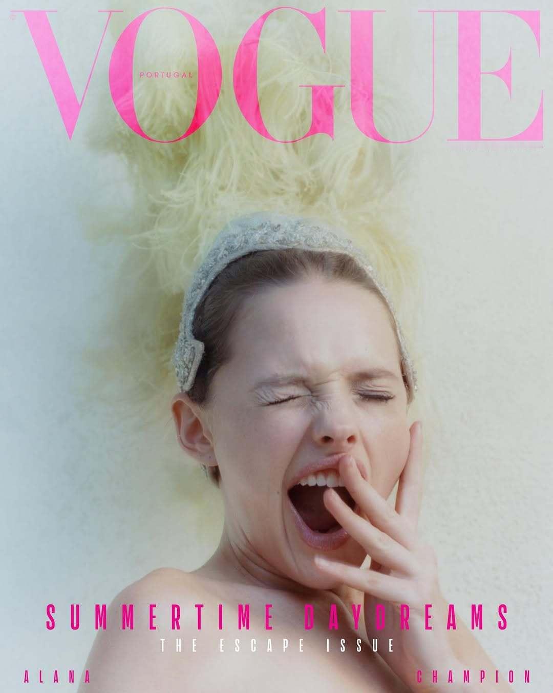变得可爱的葡萄牙版VOGUE 七月刊封面 ​​​