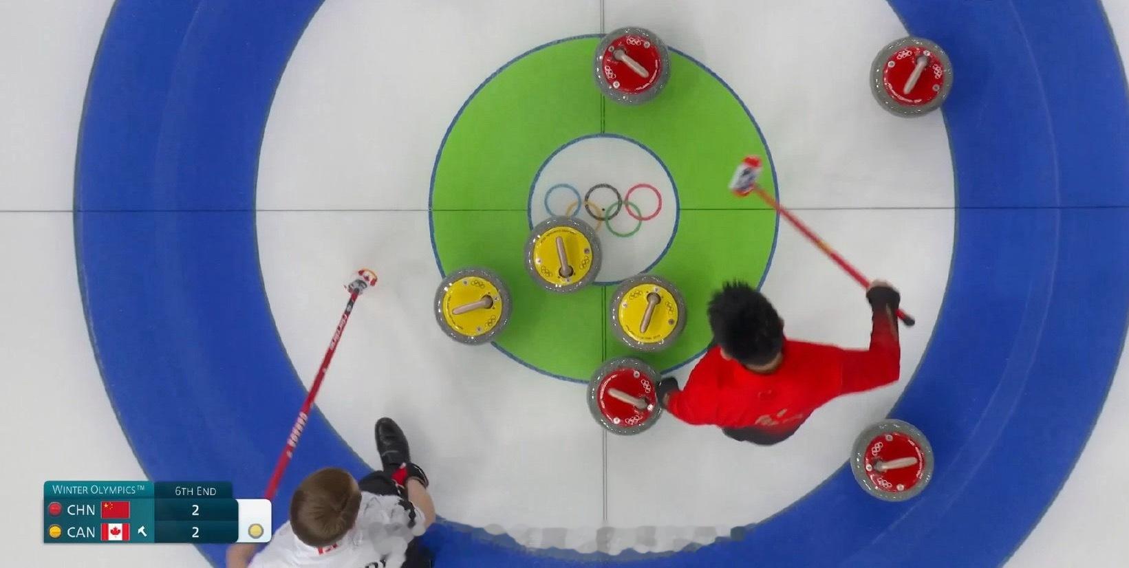 中国冰壶男队3比6不敌加拿大 📍『2026米兰冬奥会』冰壶男子循环赛🥌中国 