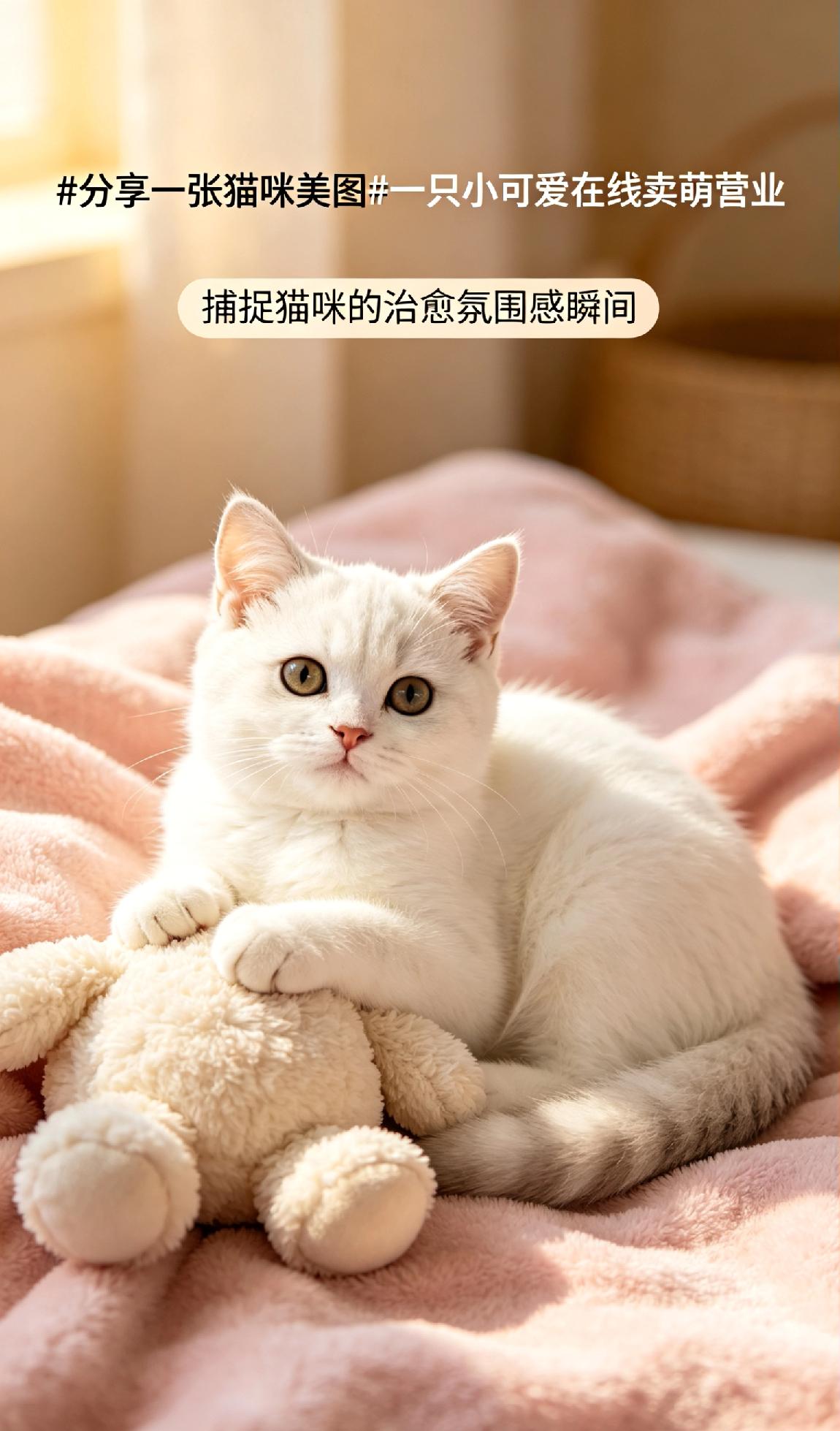捕捉猫咪的治愈氛围感瞬间