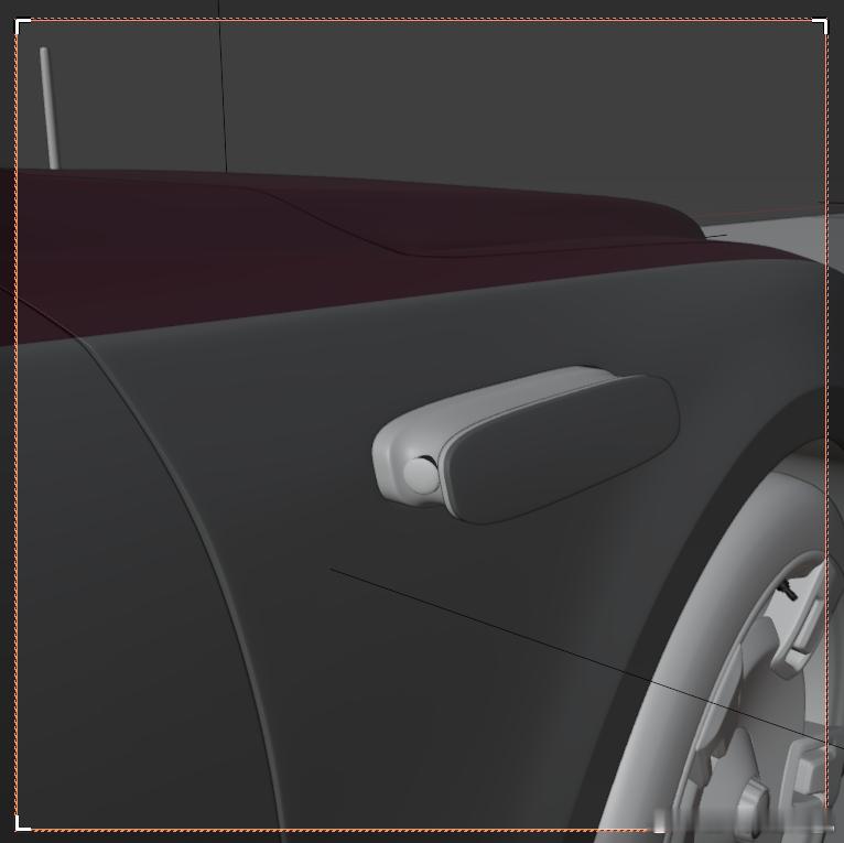 这个是隐藏式智驾小蓝灯与侧面补盲摄像头 不是门把手 不是导弹发射口 不是空速管 