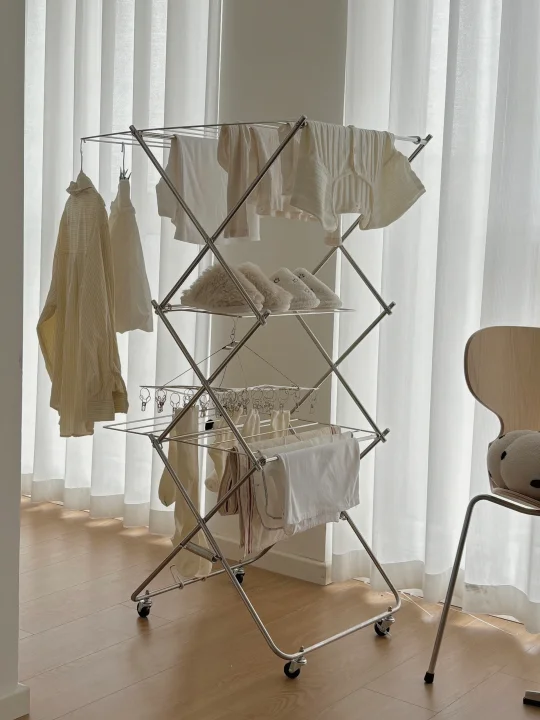 长期主义｜我家的不锈钢晾衣架也太美了叭～