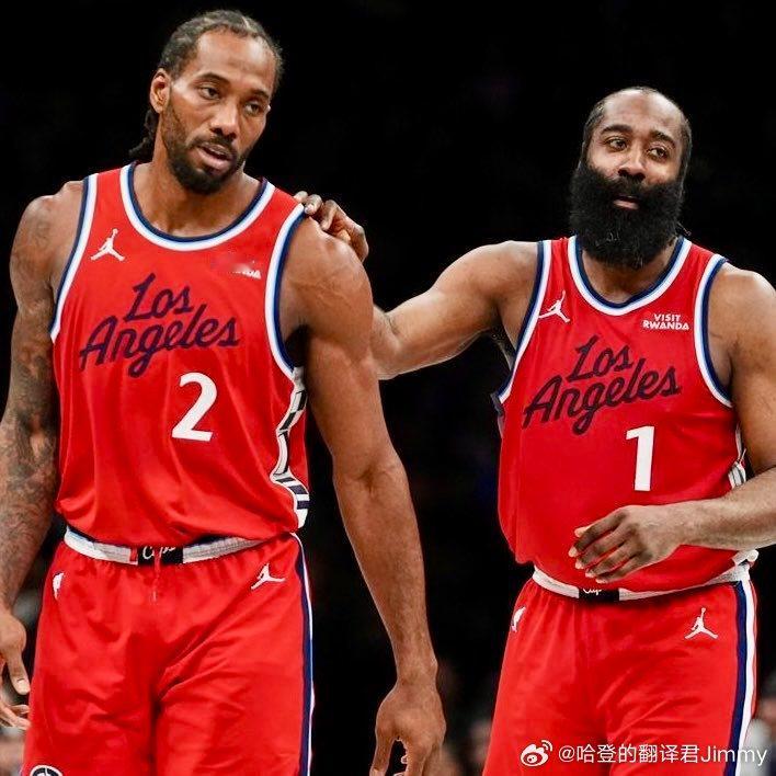 伦纳德（28.1）和哈登（25.6）有望成为快船队历史上第一对单赛季场均得分均超