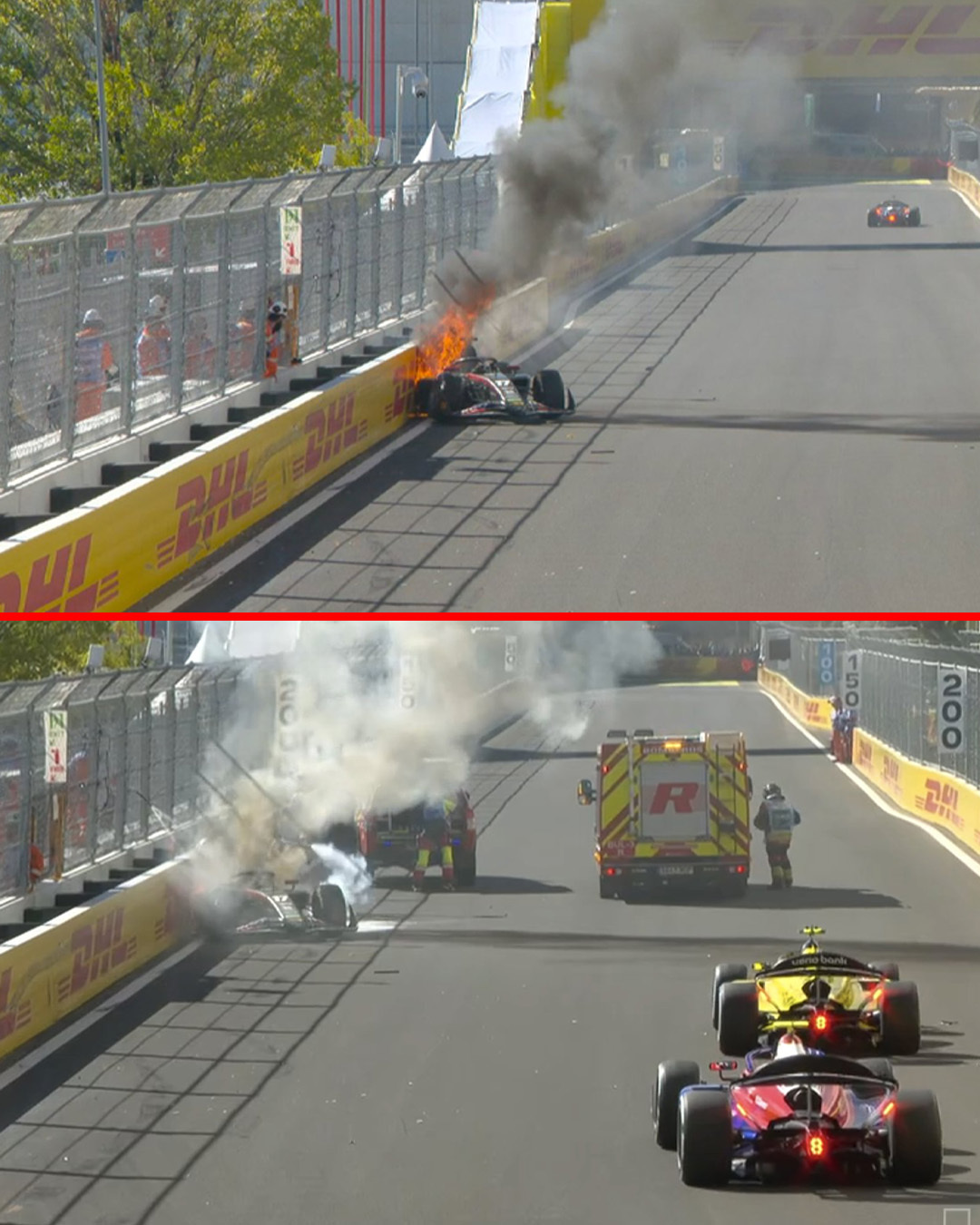 F2和F3已经多次红旗了！这周先留在赛道上太重要了2026f1西班牙大奖赛F1[