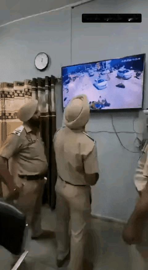 交警在电视上测速
猜猜这是哪个国家？