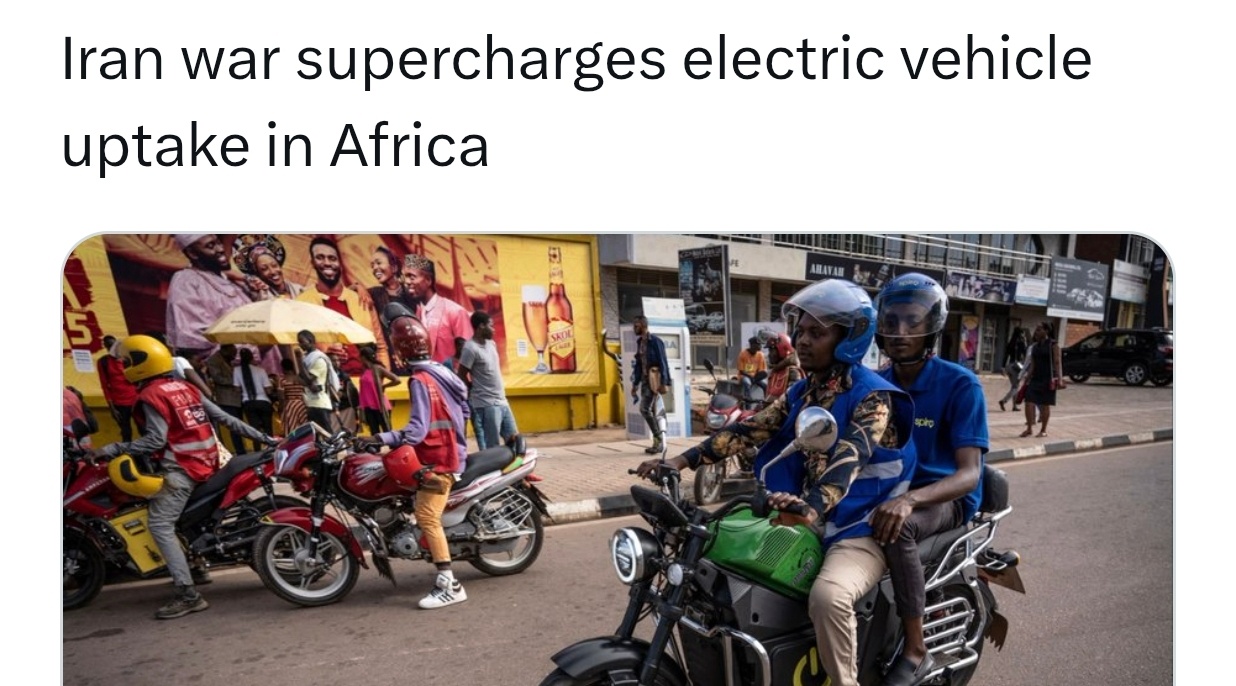 🤔 外刊标题“Iran war supercharges electric v