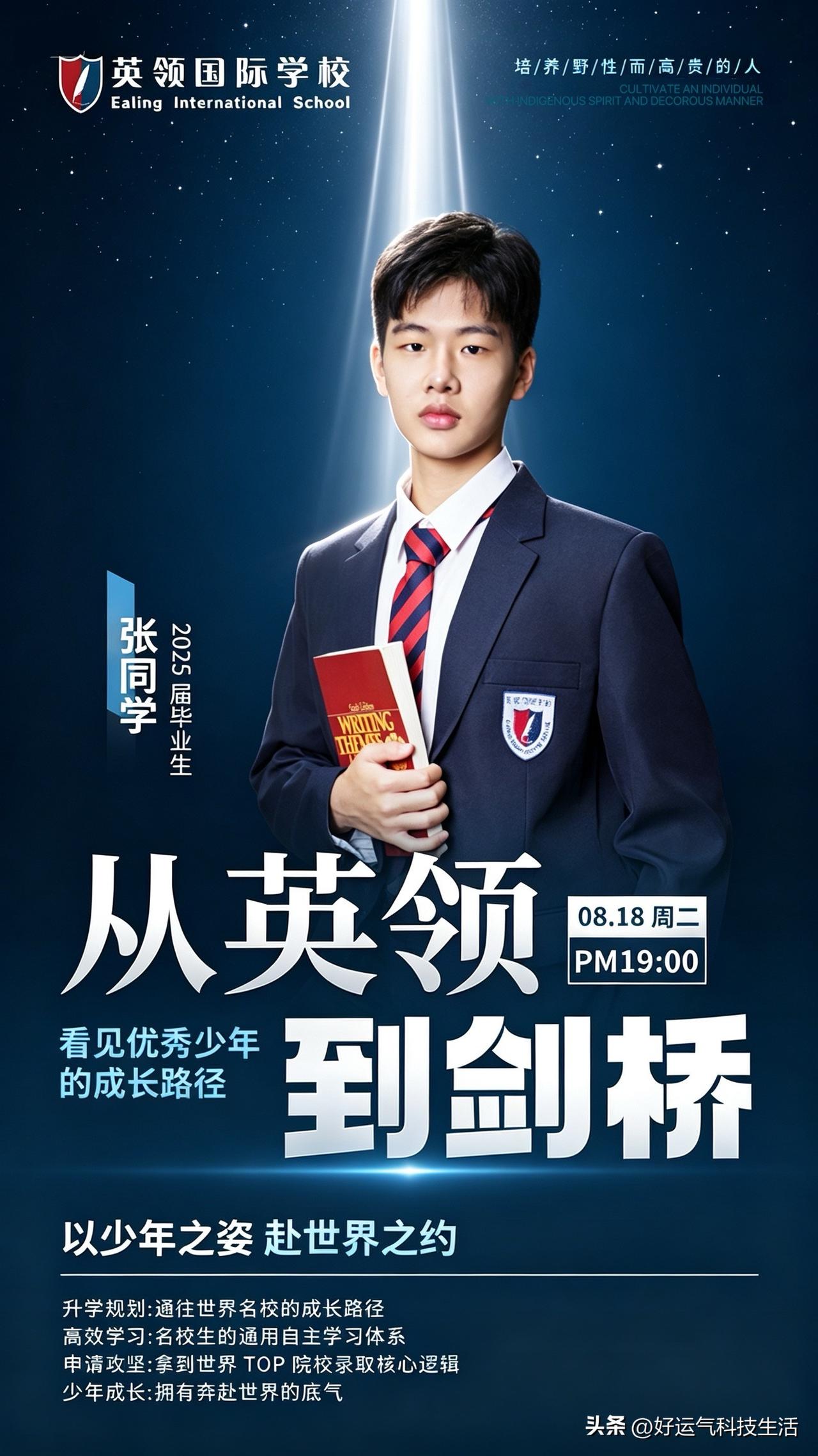 普通家庭也能养出世界名校学子！英领实力出圈，剑桥学长分享成长真谛

在多数人印象