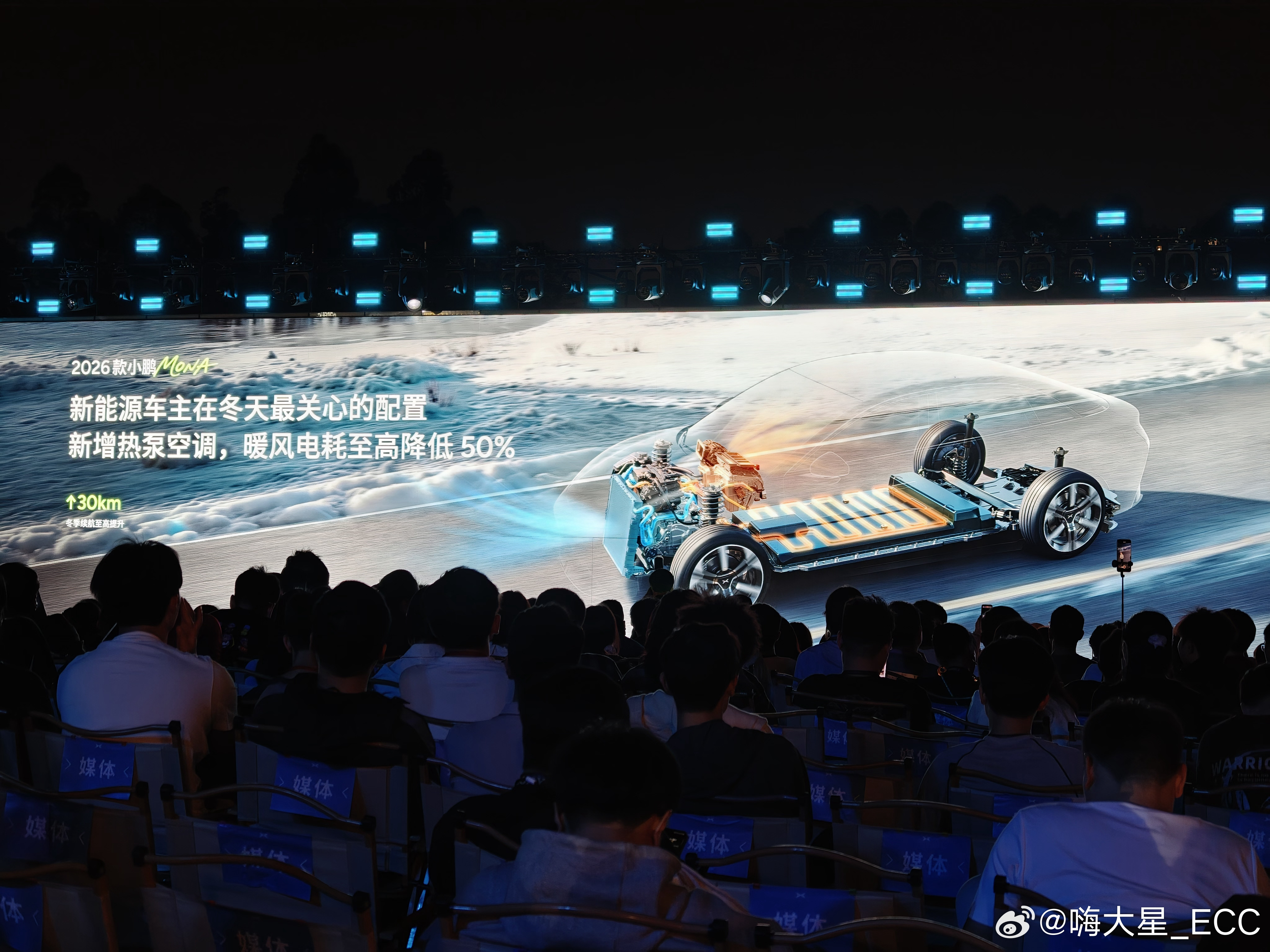 26焕新版MONA大大降低暖风电耗，冬天不焦虑，暖风放心开2026款小鹏MONA