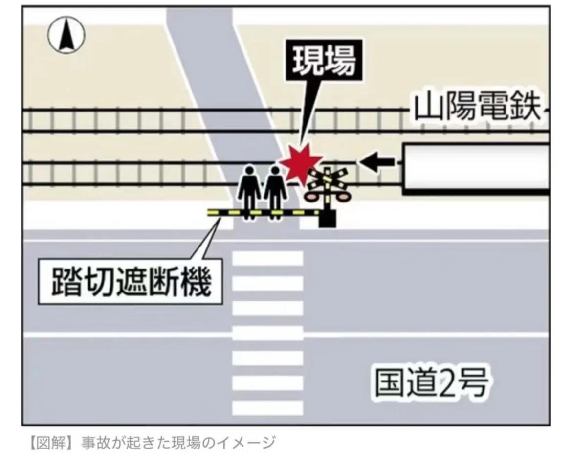 日本网友为两个出事的中国游客说话了
黄色的柱子被挡在栏杆里面，其误导人下意识站到