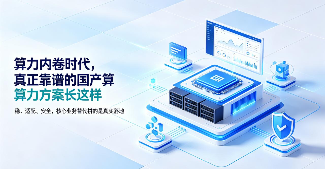 算力内卷时代，真正靠谱的国产算力方案长这样
最近一直在关注算力国产化动态，今天刷