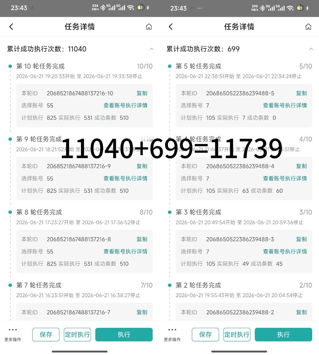 6.21增🍎11040+699=11739 