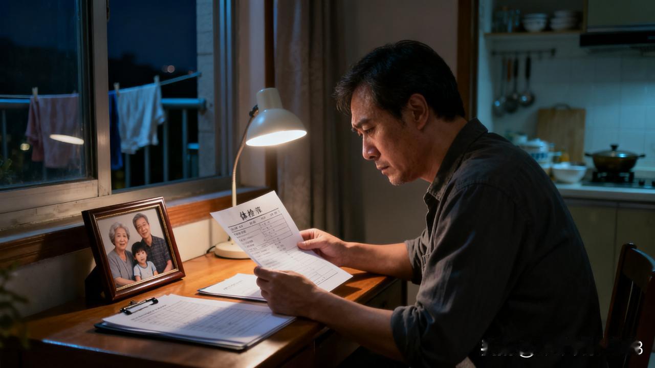 人到中年，健康和家庭责任就像两座大山。49 岁的 “我”，这次体检查出十来项指标