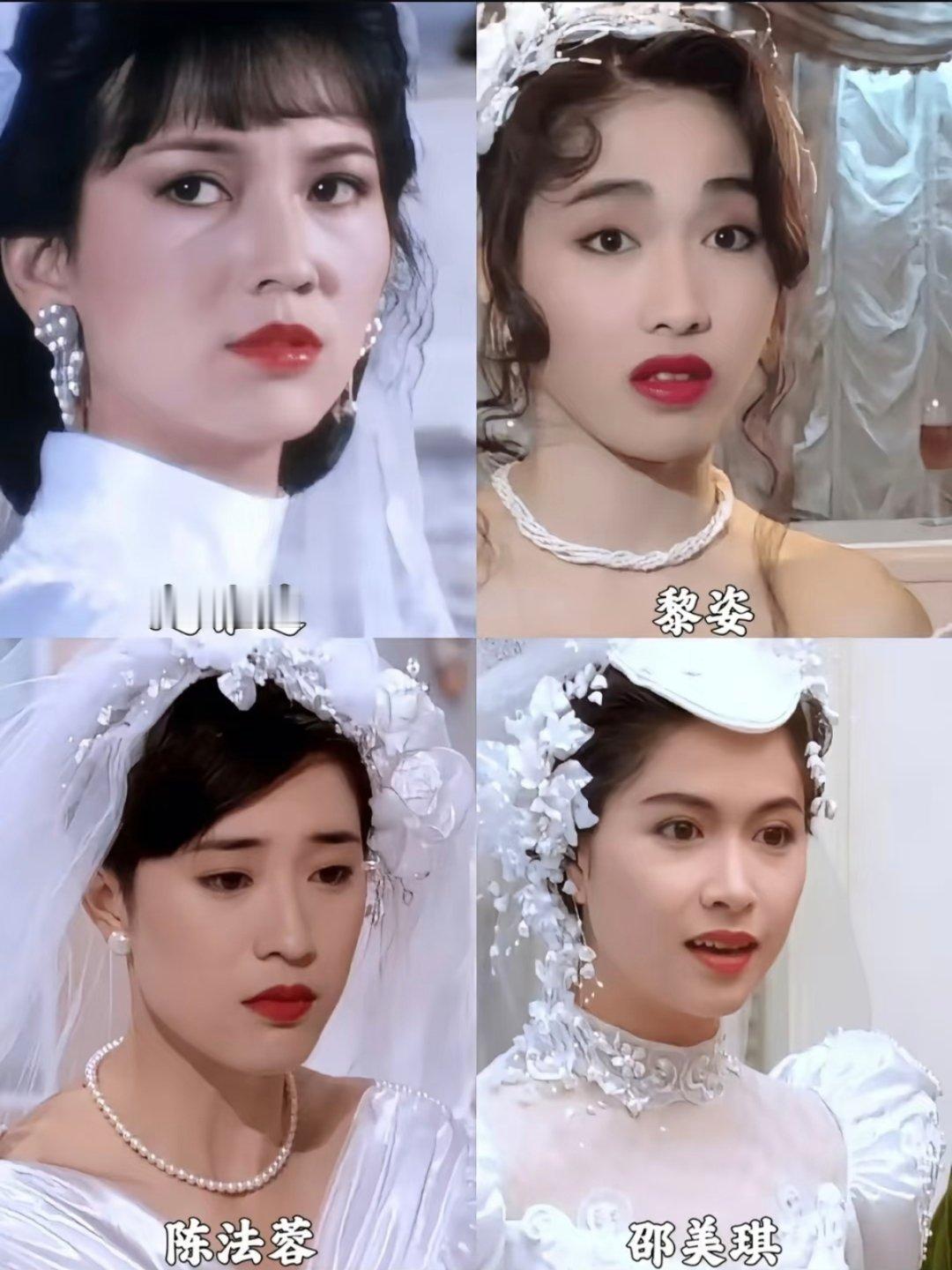 那些港星绝美婚纱照 