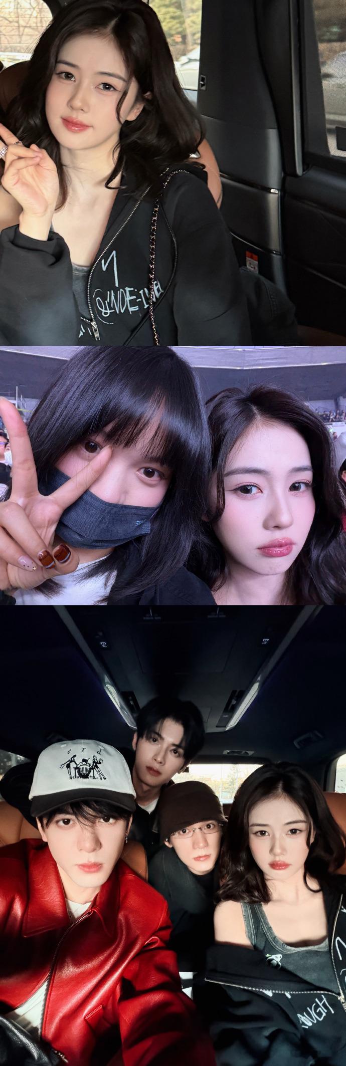 白鹿韩国随拍白鹿晒韩国旅游照白鹿的韩国旅游碎片来啦！！小美女拍拍拍吃吃吃！白鹿韩