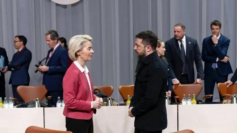 冯德莱恩这个女人不简单！
12月27日，在特朗普推迟与泽连斯基会面后，欧盟主席主