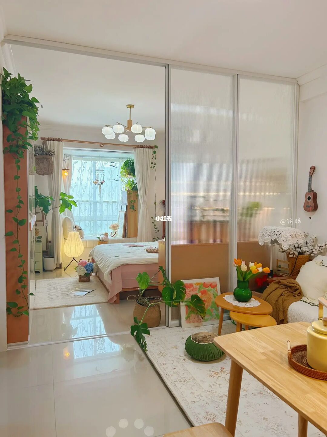 买不起大房子 住在42㎡婚前小家也很幸福🏠